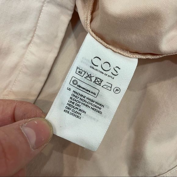 COS Oversized Cotton Blend Top - Picture 5 of 8